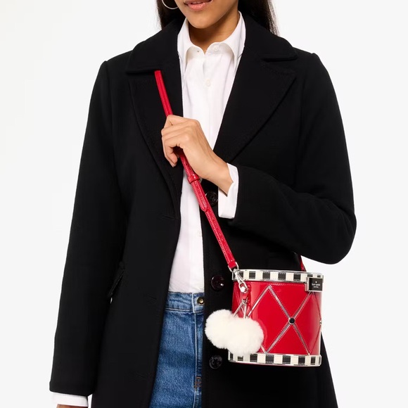 ♠️kate spade Oh What Fun Toy Store 3D Drum Crossbody, NWT - Picture 2 of 7